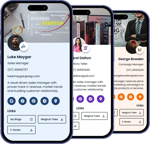Digital Business Cards Built for Your Whole Team